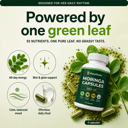 BaseState Moringa Capsules