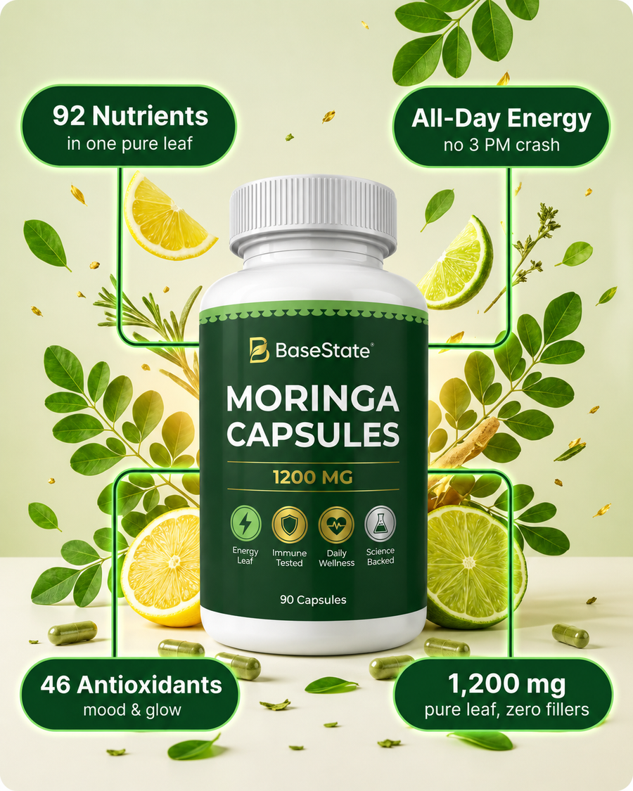 BaseState Moringa Capsules